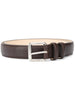 Brown leather Paris belt