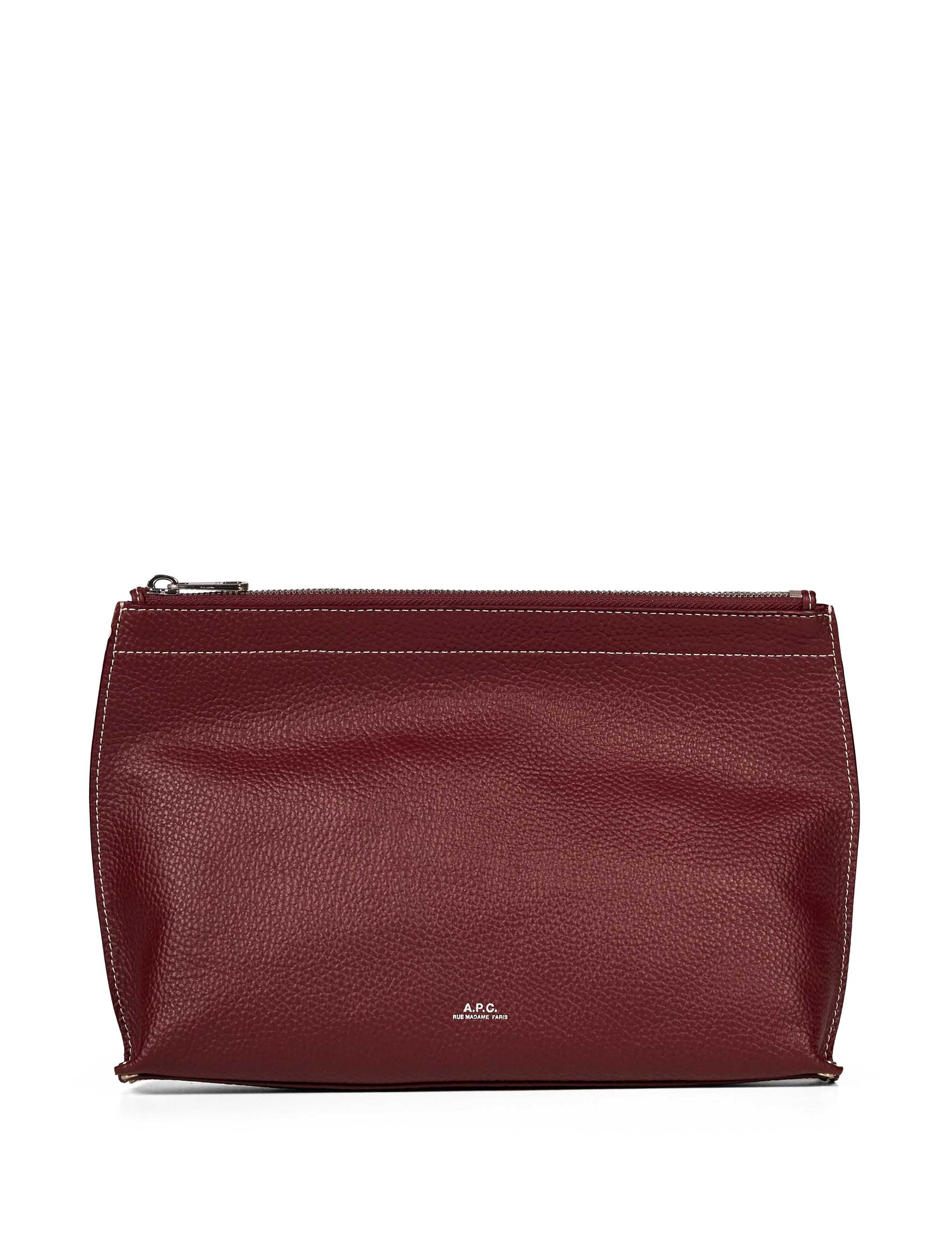 Clutch Neige Clou in bordeaux 