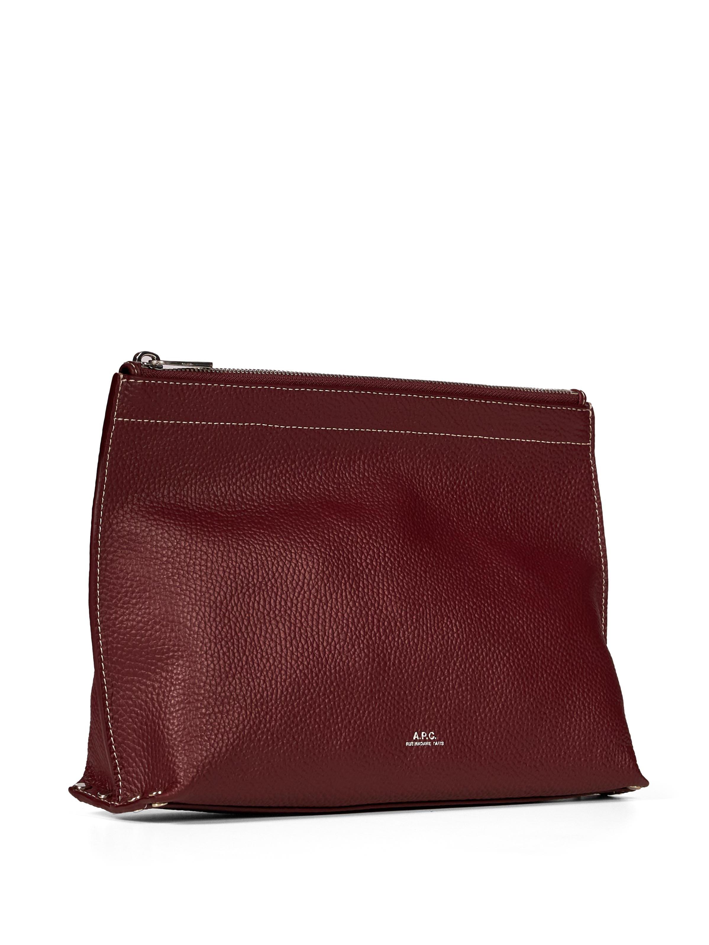 Clutch Neige Clou in bordeaux 