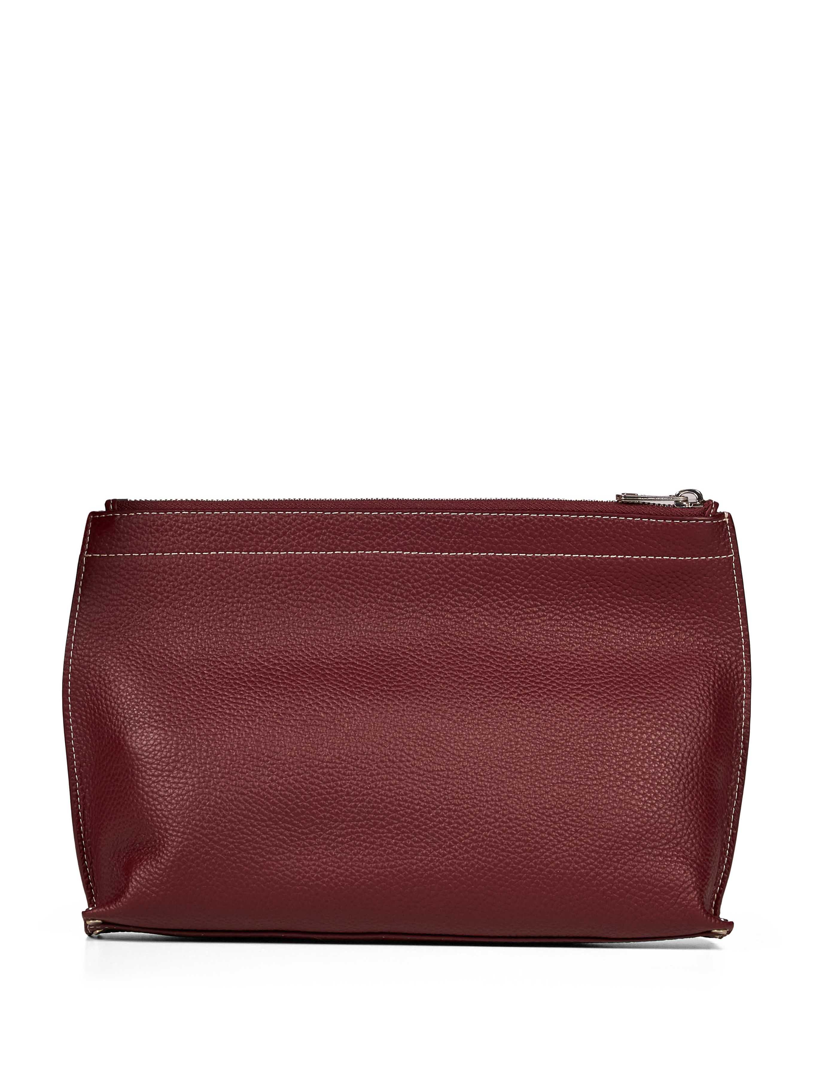 Clutch Neige Clou in bordeaux 