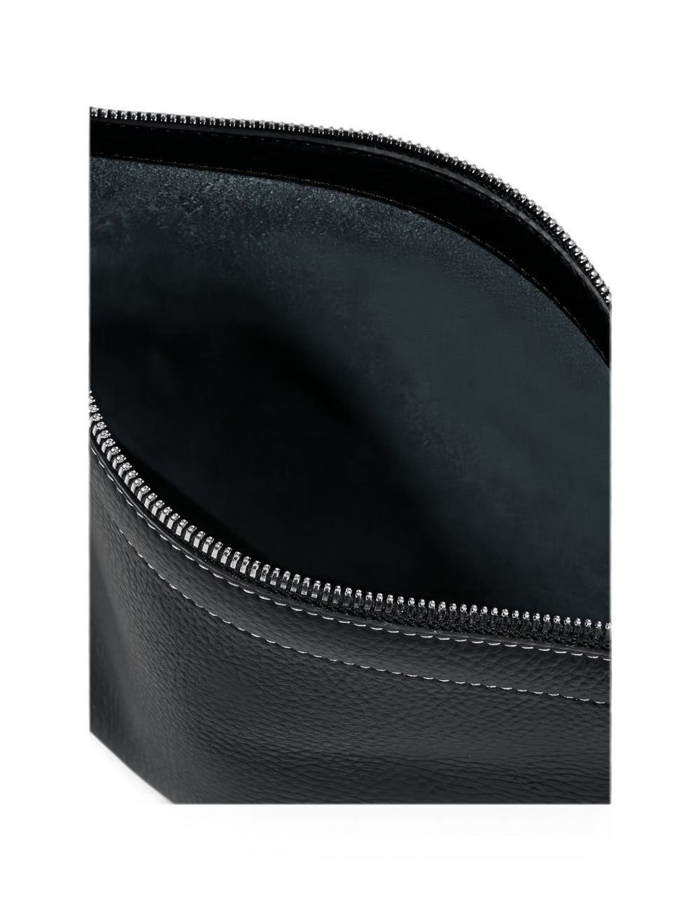 Clutch con logo Neige in nero 