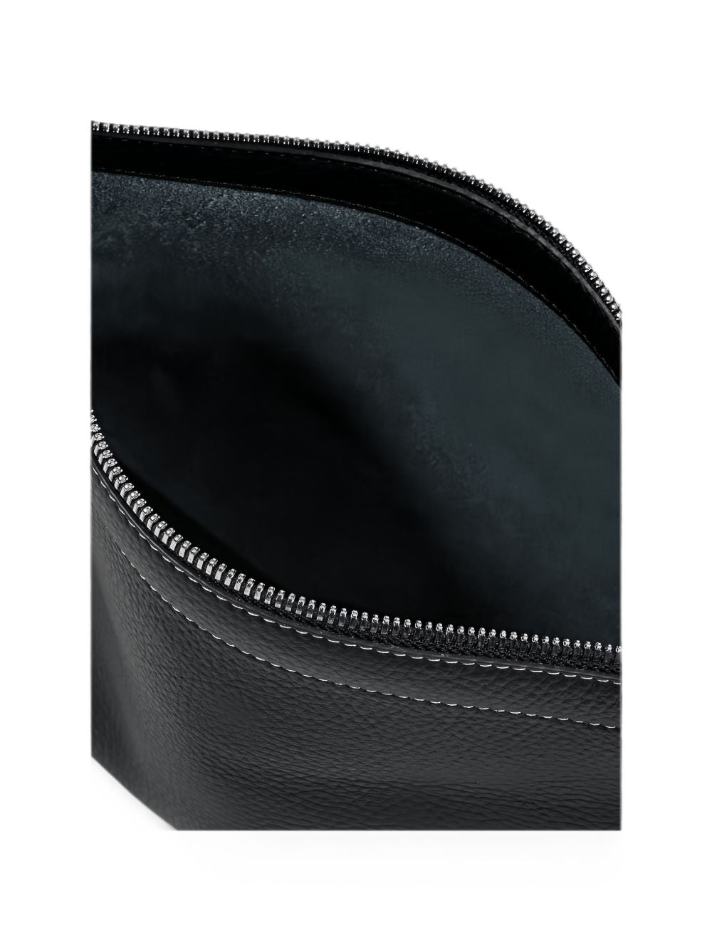 Clutch con logo Neige in nero 