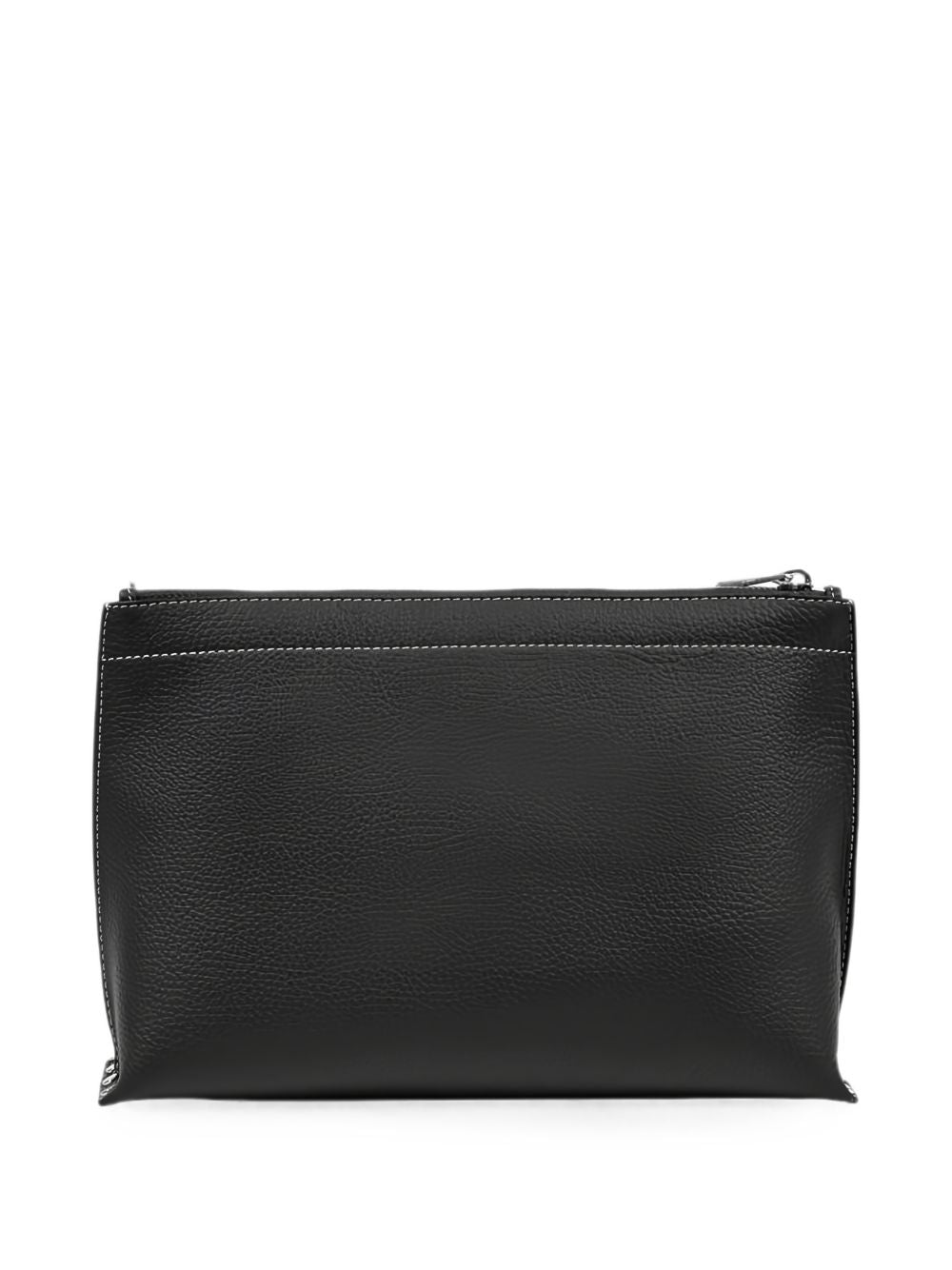 Clutch con logo Neige in nero 
