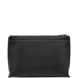 Clutch con logo Neige in nero 