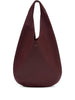 Le Neige burgundy tote bag