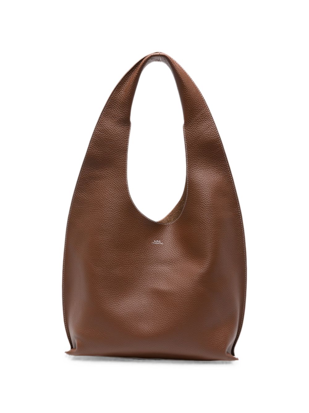 Borsa a spalla pelle marrone 