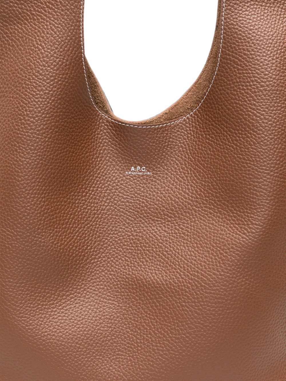 Borsa a spalla pelle marrone 