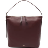 Borsa a spalla Vera in bordeaux A.P.C. - donna 
