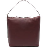 Borsa a spalla Vera maxi in bordeaux 