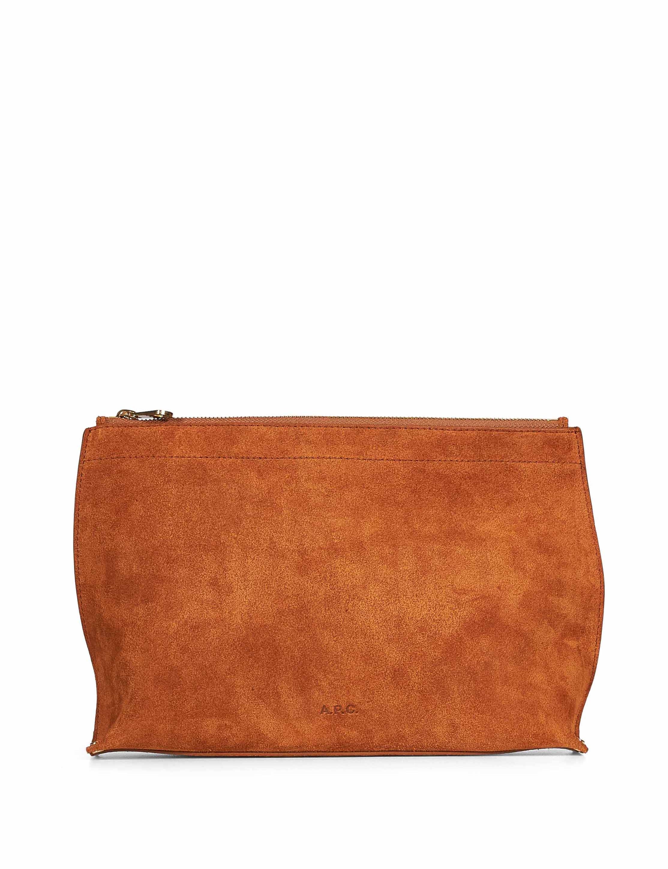 Clutch La Pochette Neige Clou in marrone 