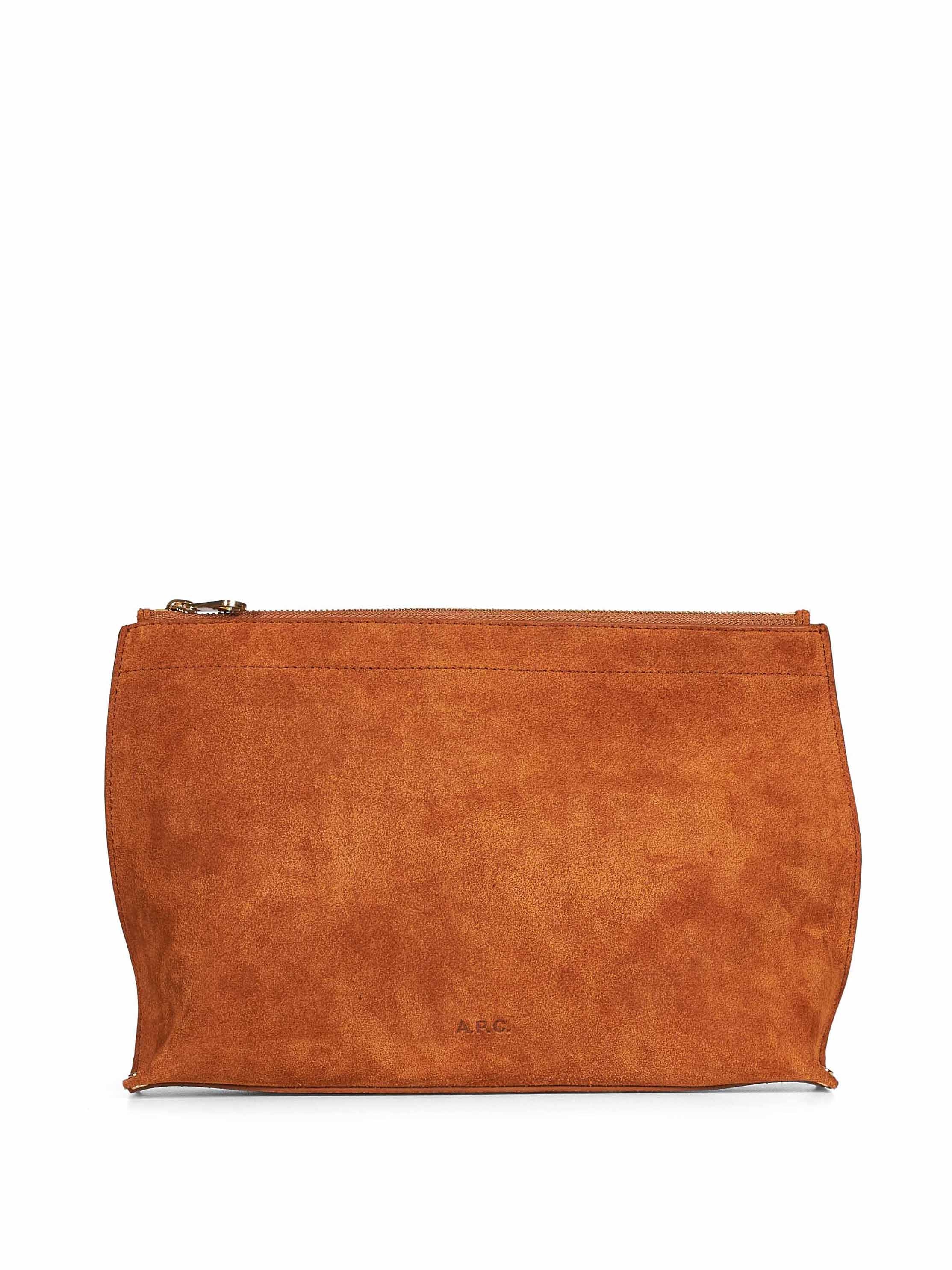 Clutch La Pochette Neige Clou in marrone 
