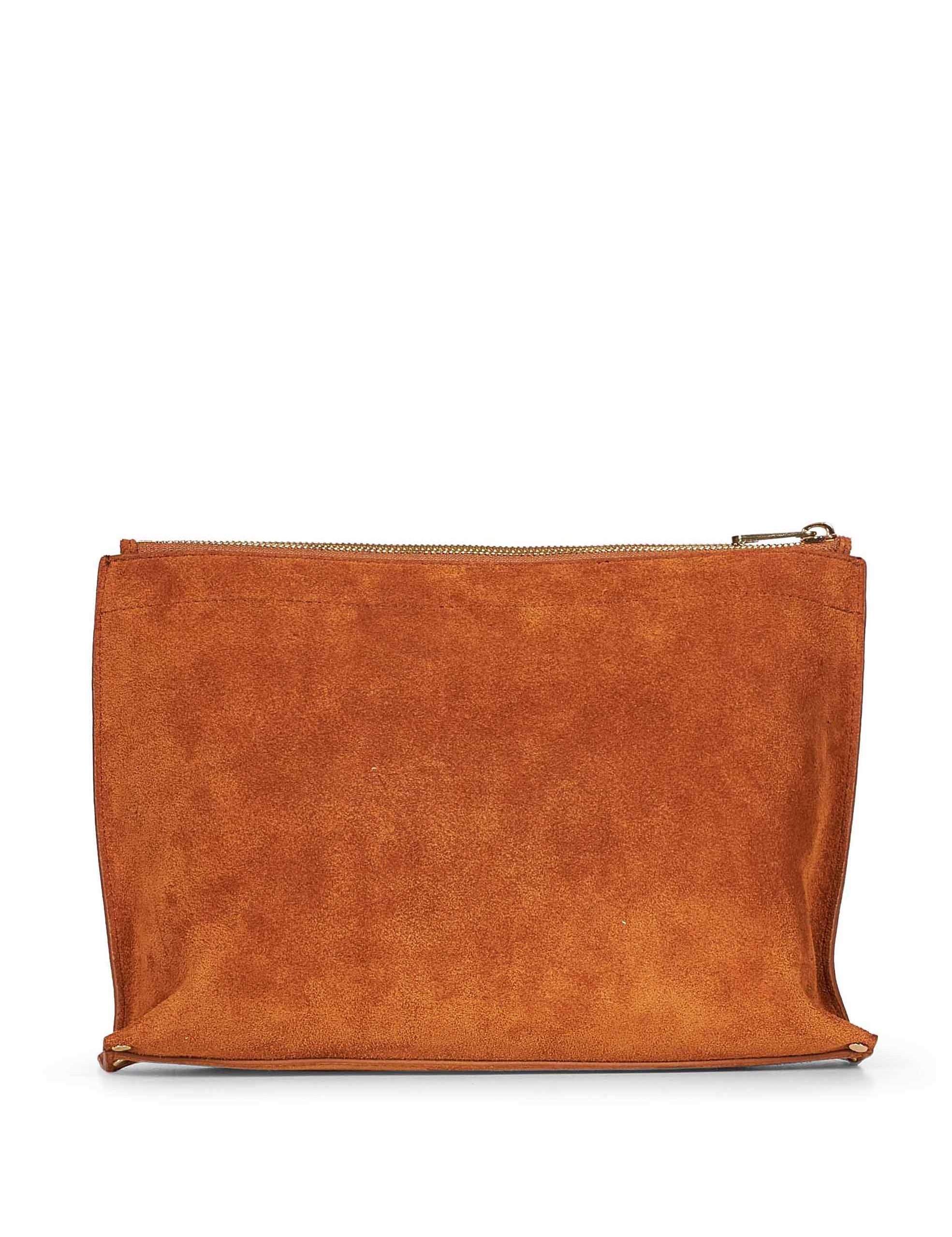 Clutch La Pochette Neige Clou in marrone 