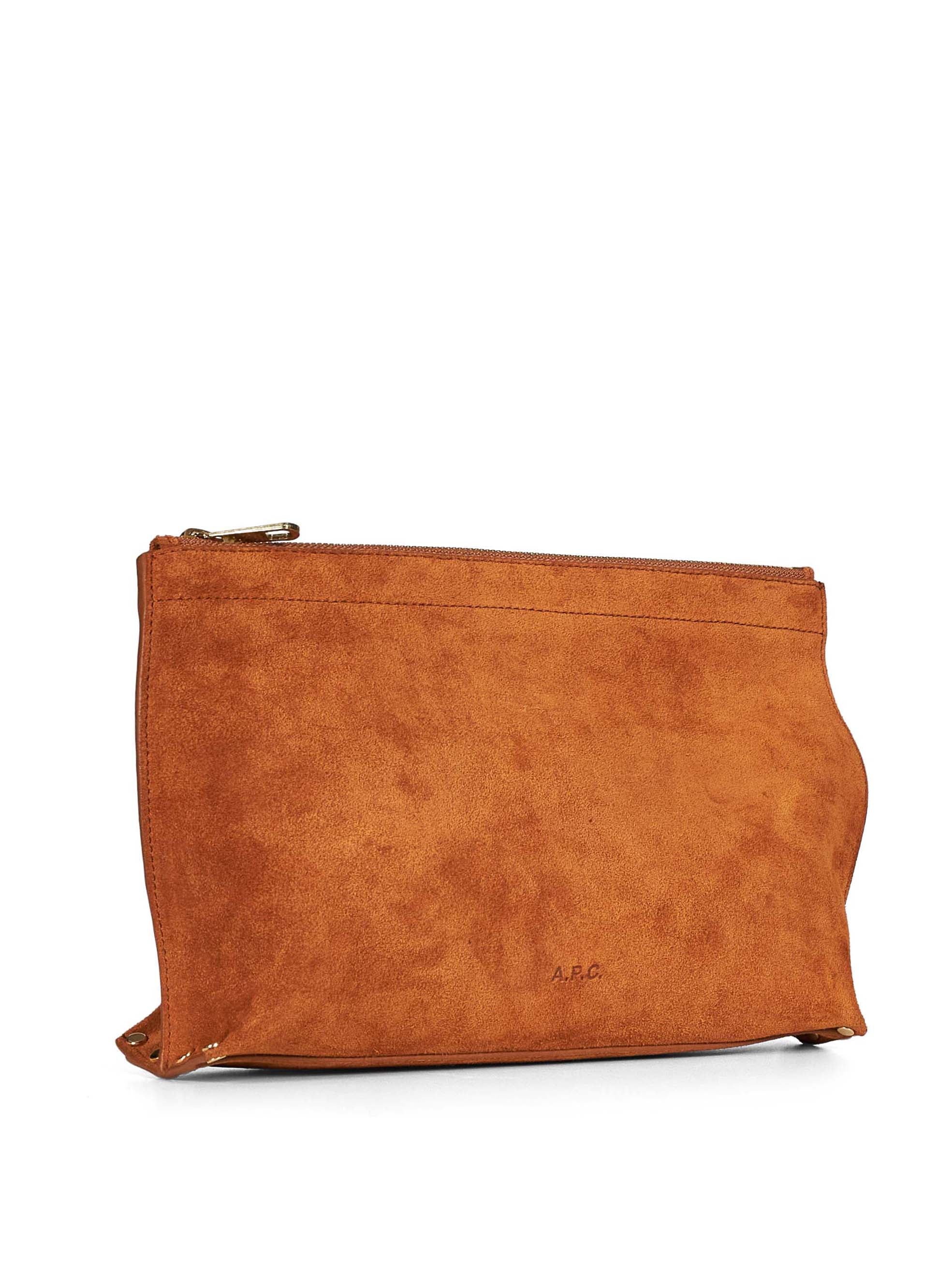 Clutch La Pochette Neige Clou in marrone 