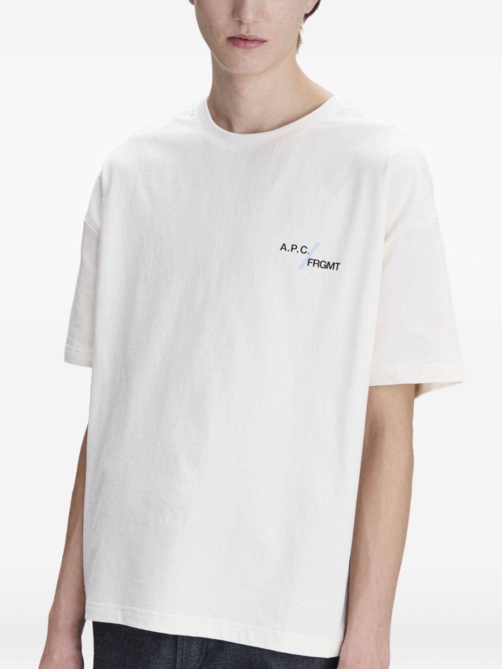 T-shirt Renoncement in bianco 