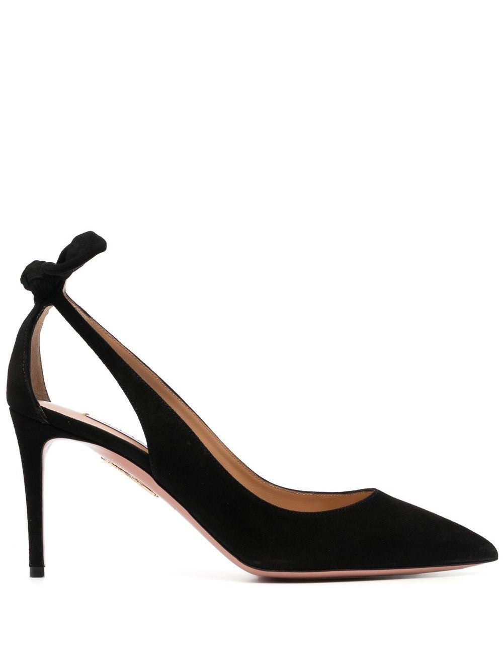 Decollete Bow Tie in nero 