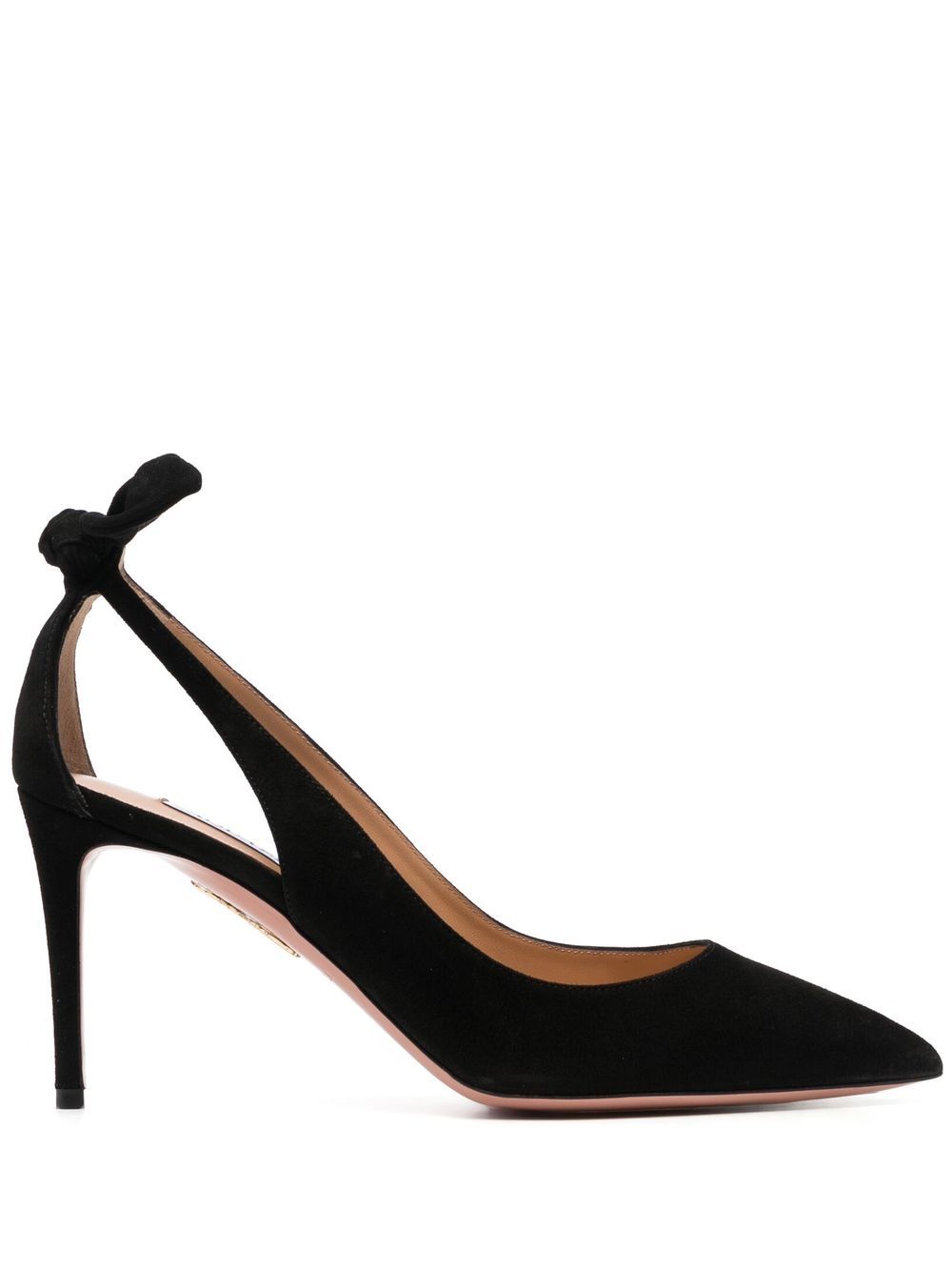 Decollete Bow Tie in nero 