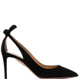 Decollete Bow Tie in nero 