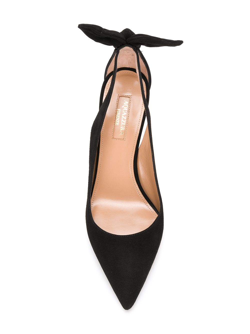 Decollete Bow Tie in nero 