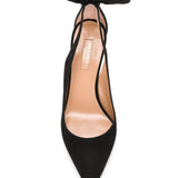 Decollete Bow Tie in nero 