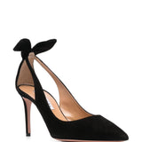 Decollete Bow Tie in nero 
