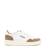Sneakers basse medalist in bianco e marrone 