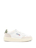 Low-top medalist sneakers in white