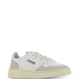 Sneakers basse Medalist in bianco e beige 