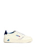 Low-top medalist sneakers in white