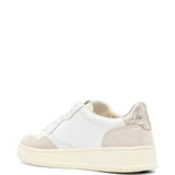 Sneakers basse Medalist in bianco e beige 