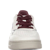 Sneakers basse medalist in bianco e bordeaux 