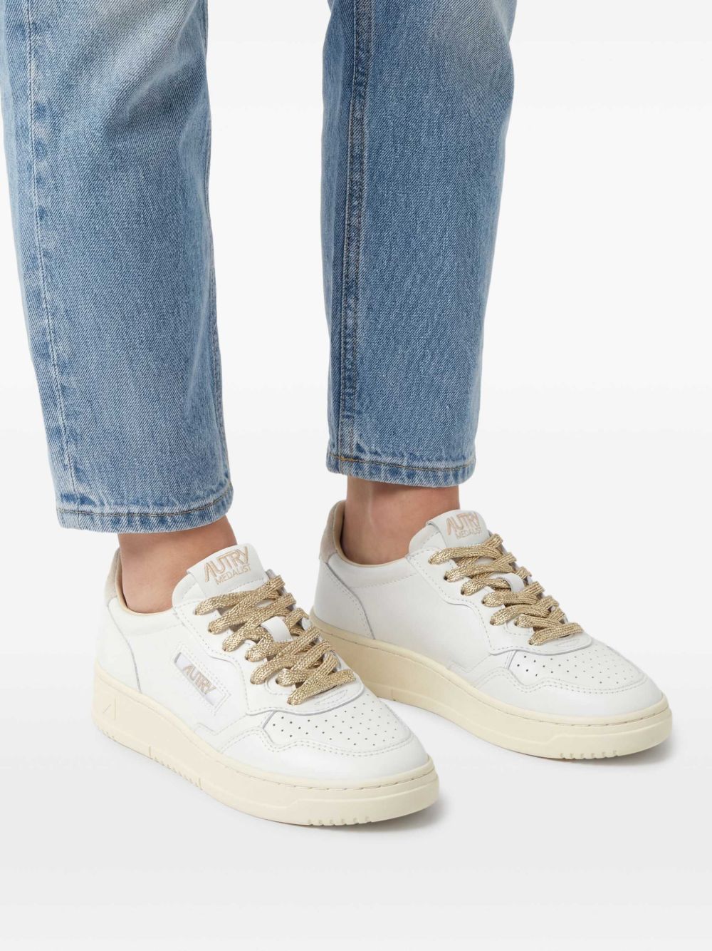 Sneakers basse Medalist in bianco 
