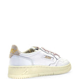 Sneakers basse medalist in bianco e rosa 