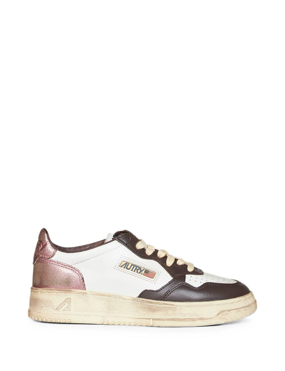 Sneakers basse Sup vint in marrone 