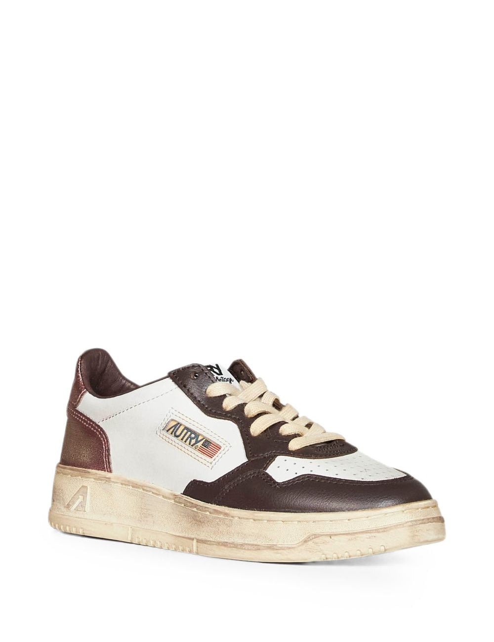 Sneakers basse Sup vint in marrone 