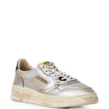 Sneakers basse sup vint in argento 