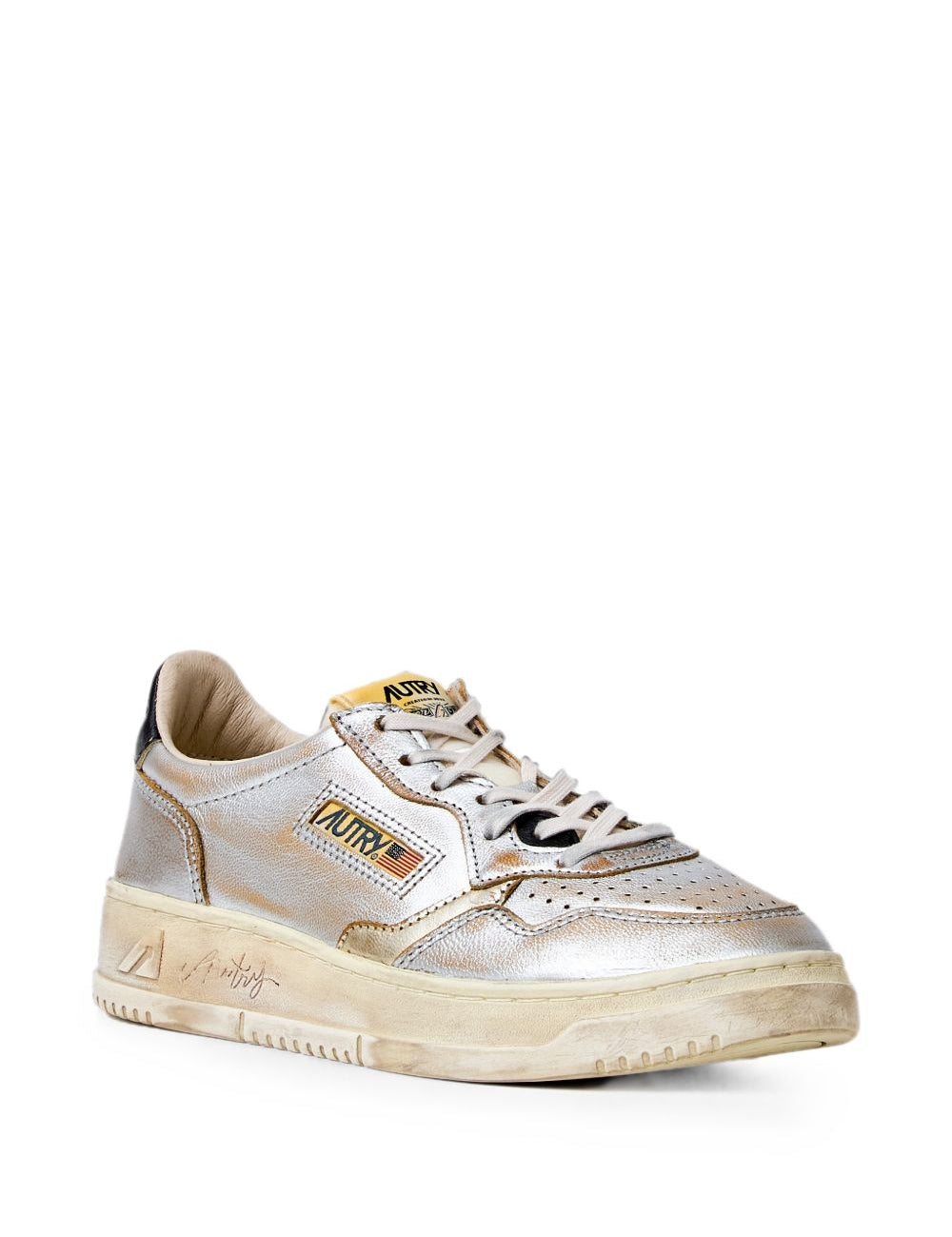 Sneakers Sup Vint Low in argento 