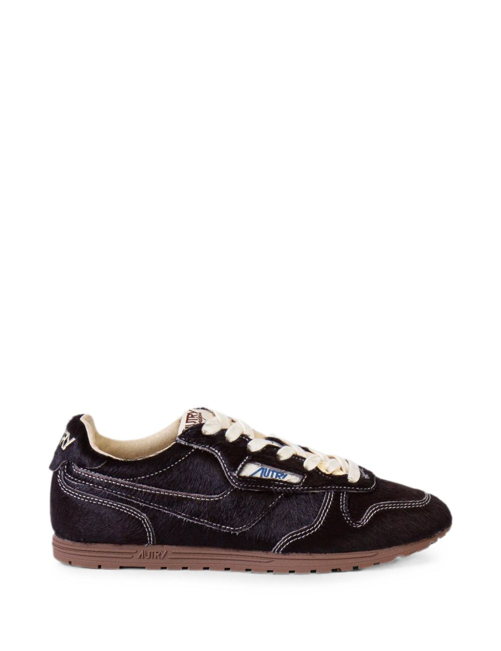 Sneakers basse windspin in marrone 