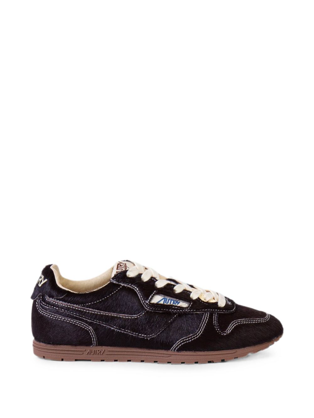 Sneakers basse windspin in marrone 