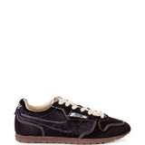 Sneakers basse windspin in marrone 
