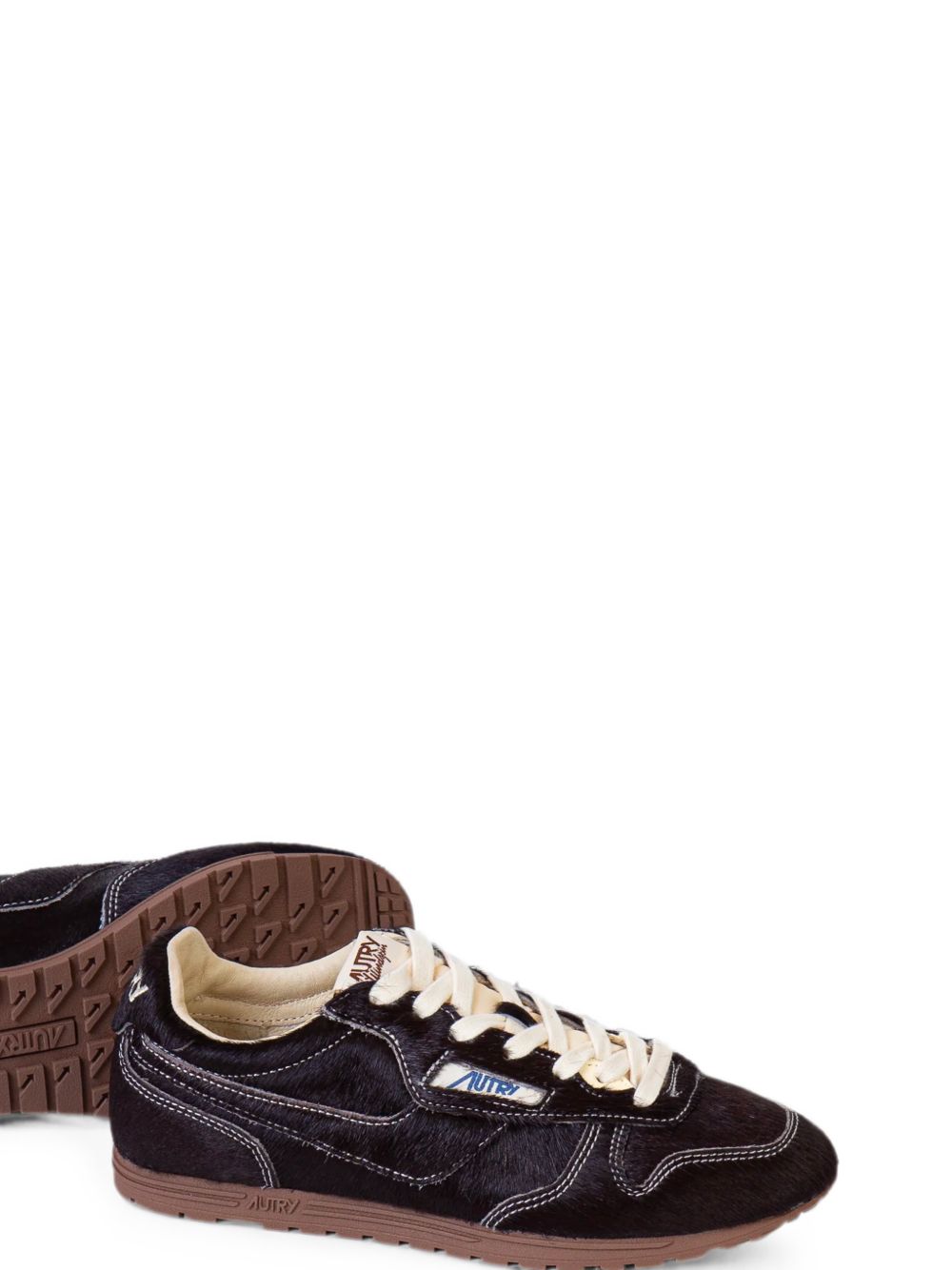 Sneakers basse windspin in marrone 