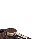 Sneakers basse windspin in marrone 
