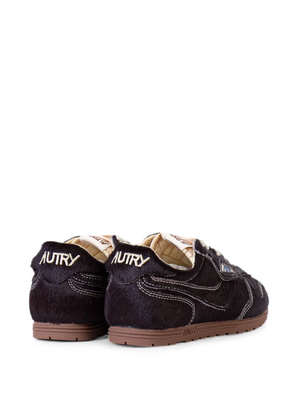Sneakers basse windspin in marrone 