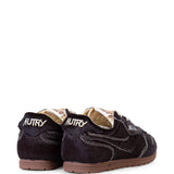 Sneakers basse windspin in marrone 