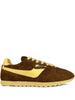 Sneakers basse windspin in marrone