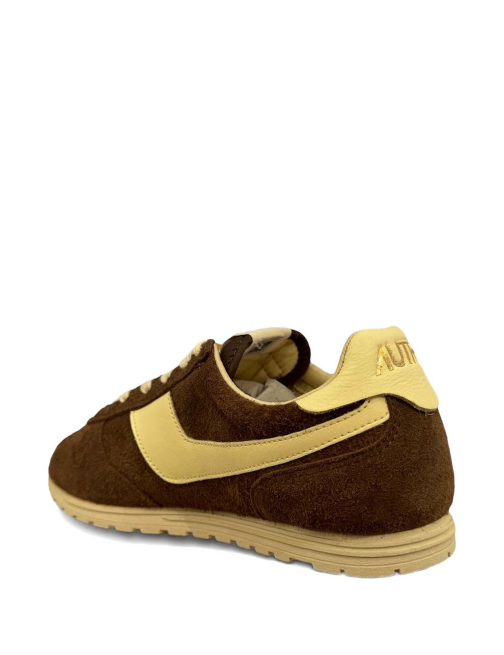 Sneakers basse windspin in marrone 