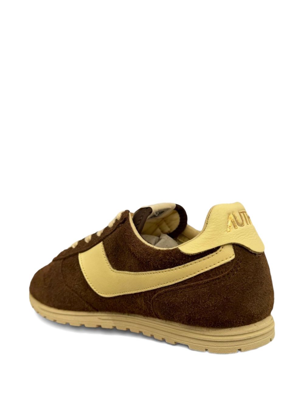Sneakers basse windspin in marrone 