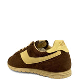 Sneakers basse windspin in marrone 
