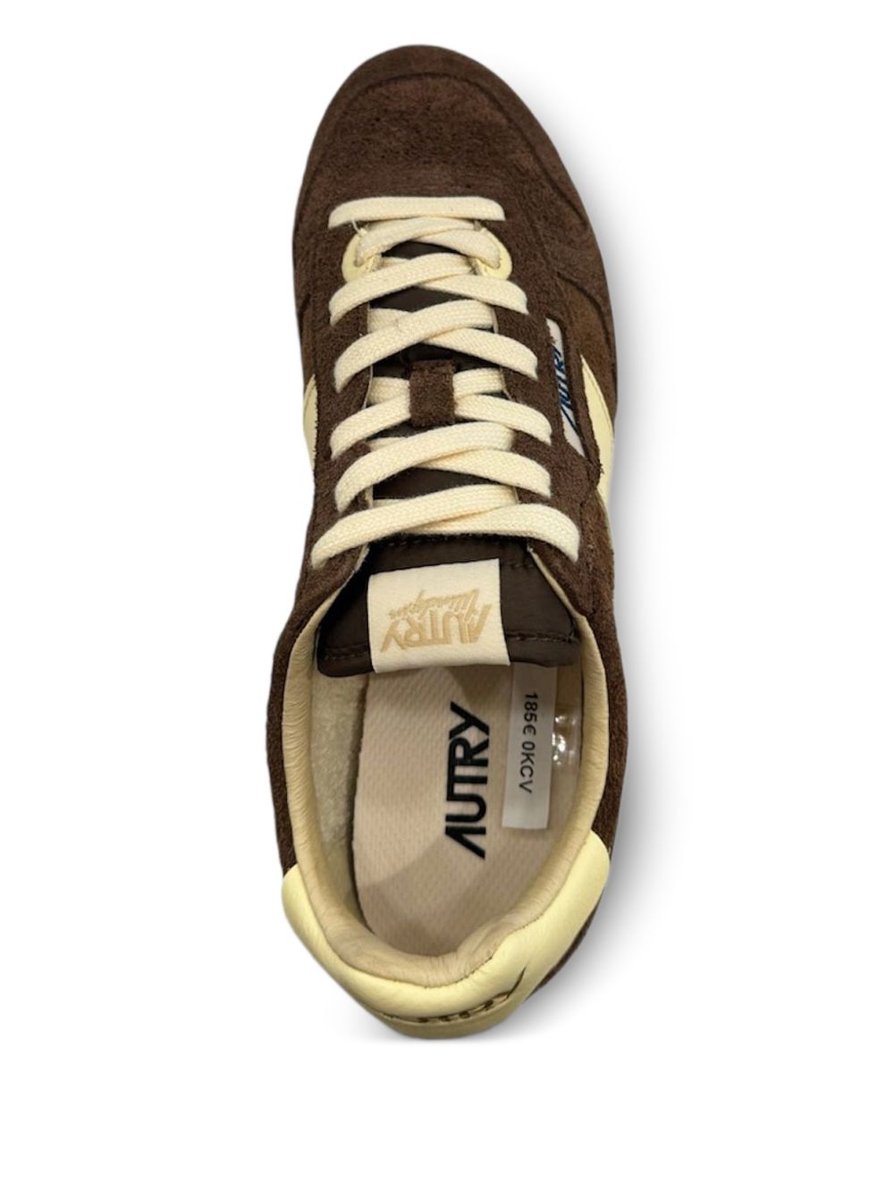 Sneakers basse windspin in marrone 