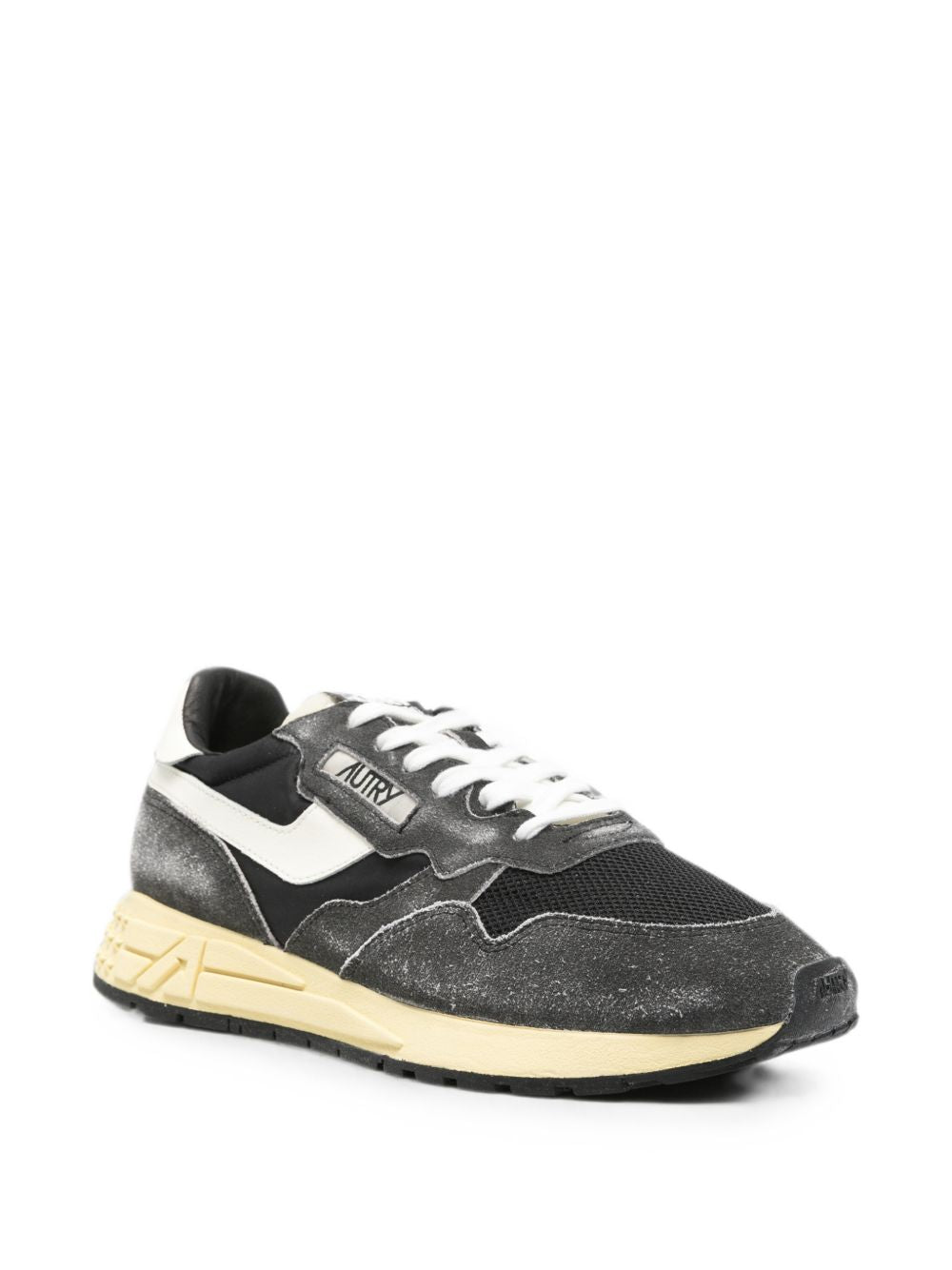 Sneakers basse reelwind in nero e grigio 