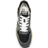 Sneakers basse reelwind in nero e grigio 